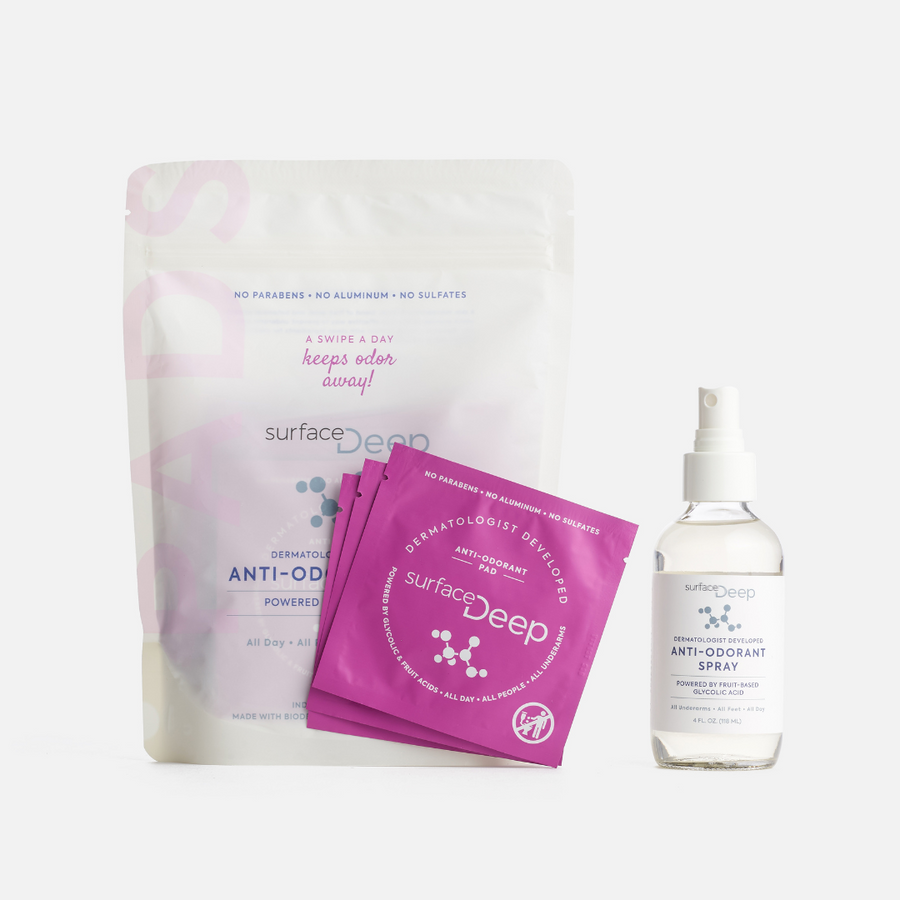 HOME AND AWAY • Anti-Odorant Pads and Spray Bundle
